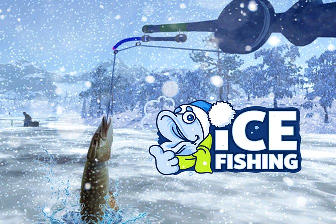 Ice fishing game gambling in Canada